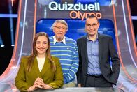 Quizduell - Olymp – Quizduell-Olymp: Marie-Louise Finck (l.), Prof. Eckhard Freise (M.) und Thorsten Zirkel (r.).