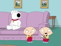 Family Guy – Brian Griffin (l.); Stewie Griffin (r.)