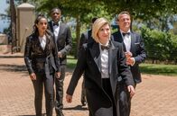 Doctor Who – Yaz (MANDIP GILL), Ryan (TOSIN COLE), The Doctor (JODIE WHITTAKER), Graham (BRADLEY WALSH)