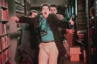 Ghostbusters II – Dr. Peter Venkman (Bill Murray, l.), Dr. Raymond Stantz (Dan Aykroyd, M.) und Dr. Egon Spengler (Harold Ramis, r.) im Einsatz.