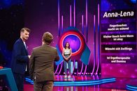 Voll verschossen mit Ralf Schmitz – v.l.n.r.) Andreas; Ralf Schmitz; Anna-Lena