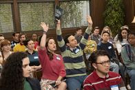 The Goldbergs – Hayley Orrantia (Erica Goldberg), Troy Gentile (Barry Goldberg).