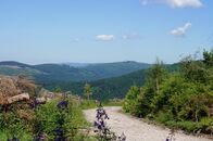 Expedition in die Heimat – Ein Turm am Horizont, Berge und Täler im Schwarzwald, wandern auf dem Fernwanderweg Westweg im Schwarzwald,