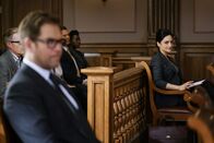 Bull – L-R: Jason Bull (Michael Weatherly), Arti Cander (Archie Panjabi)