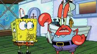 SpongeBob Schwammkopf – L-R: SpongeBob, Mr. Krabs, Squidward