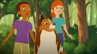 Lassie – "Lassie", "Die Hauptattraktion." In einer spektakulären Aktion fängt Lassie die ausgebrochenen Zebras eines Wanderzirkus? wieder ein. Der Zirkusdirektor ist darüber so begeistert, dass er Lassie für seinen Zirkus haben will. Natürlich lehnt Zoé das ab. Am folgenden Morgen ist Lassie weg. Zoé ist überzeugt, dass der Zirkusdirektor dahinter steckt. Auch als der Verdacht sich nicht zu bestätigen scheint, setzen Zoé und Harvey alles daran, die geliebte Hündin zu finden. SENDUNG: ORF eins - SO - 15.09.2019 - 09:50 UHR. - Veroeffentlichung fuer Pressezwecke honorarfrei ausschliesslich im Zusammenhang mit oben genannter Sendung oder Veranstaltung des ORF bei Urhebernennung.