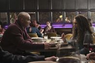 Bull – Pictured L-R: Chunk Palmer (Chris Jackson) and Anna Baker (Jazzy Williams)