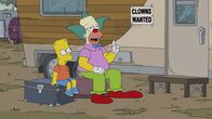 Die Simpsons – Bart (l.); Krusty (r.)