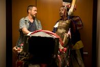 Der Solist – Robert Downey Jnr (Steve Lopez) and Jamie Foxx (Nathaniel Ayres) in THE SOLOIST.