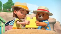 Paddingtons Abenteuer – v.li.: Judy Brown, Paddington