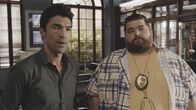Hawaii Five-0 – L-R: Adam Noshimuri (Ian Anthony Dale); Jerry Ortega (Jorge Garcia)