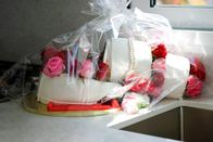111 – Crashed birthday white cake in box. Ruined holiday. Bad luck.