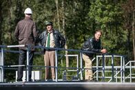 Hubert und Staller – L-R: Fritz Brunner (Frank Vockroth), Johannes Staller (Helmfried von Lüttichau), Franz Hubert (Christian Tramitz)