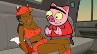 Drawn Together – L-R: Foxxy Love, Spanky Ham