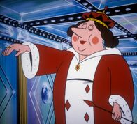 Alice im Wunderland – Alice lernt die Diamantenkönigin kennen. Sie ist die Zwillingsschwester der Herzkönigin.
