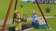 Feuerwehrmann Sam – Sam hat eine Katze aus einem Abwasserkanal befreit. Die beiden stinken ganz furchtbar.