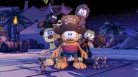Garfield – Pirat Garfield und seine Crew erleben eine Überraschung.