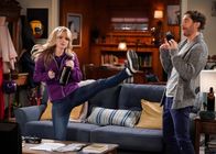 B Positive – Gina Dabrowski (Annaleigh Ashford, l.); Drew Dunbar (Thomas Middleditch, r.)