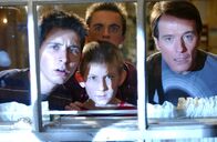 Malcolm mittendrin – v.li.: Reese (Justin Berfield), Dewey (Erik Per Sullivan), Malcolm (Frankie Muniz), Hal (Bryan Cranston).