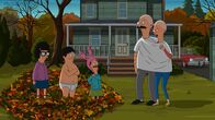 Bob's Burgers – L-R: Tina, Gene, Louise, Bob, Linda