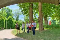 Stadt - Land - Quiz – Jens Hübschen mit Team im Park in Öhringen (BW).