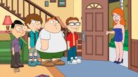 American Dad! – L-R: Toshi, Snot, Barry, Steve, Charlotte