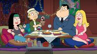 American Dad! – L-R: Hayley, Jeff, Stan, Francine