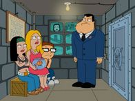 American Dad! – L-R: Hayley, Francine, Klaus, Steve, Stan