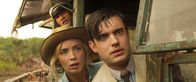 Jungle Cruise – L-R: Frank Wolff (Dwayne Johnson), Lily Houghton (Emily Blunt) und McGregor Houghton (Jack Whitehall)