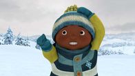 Snowsnaps' Winterspiele – Jonas sieht den gruseligen Beweis.