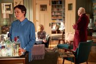 The Father – Olivia Colman (Anne), Imogen Poots (Laura), Anthony Hopkins (Anthony).