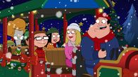American Dad! – L-R: Roger, Steve, Klaus, Hayley, Francine, Stan