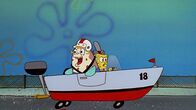 SpongeBob Schwammkopf – L-R: Mrs. Puff, SpongeBob