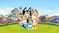 Bluey – L-R: Bingo, Bandit, Bluey, Chilly