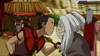 Avatar - Herr der Elemente – L-R: Sokka, Hama