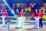 1, 2 oder 3 – Das Rateteam aus Gräfelfing/Deutschland ist motiviert, viele Punkte zu erspielen.