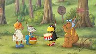 Der kleine Rabe Socke – Socke und seine Freunde spielen Indianer.