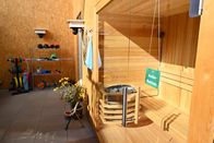 Promi Big Brother – Die Sauna im Innenhof.