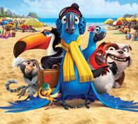 Rio – "Rio", Der Papagei Blu wird in Minnesota von der jungen Bibliothekarin Linda nach Strich und Faden verwöhnt. Nicht einmal das Fliegen hat er bislang erlernen müssen. Da überrascht Ornithologe Tulio die beiden mit der Nachricht, dass Blu einer äußerst seltenen Art angehört. Nur in Rio de Janeiro soll es noch einen weiteren Blau-Ara geben - und zwar ein Weibchen! Blu und Linda begeben sich sofort auf die Reise nach Brasilien, mitten ins Mekka des Karnevals. Dort erleben sie mit Blus temperamentvoller Artgenossin Jewel ihr blaues Wunder.