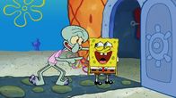 SpongeBob Schwammkopf – L-R: Squidward, SpongeBob