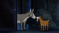 Bibi und Tina – Hoheit freut sich über den Besuch seines neuen Freundes Sancho.