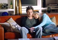 Scrubs - Die Anfänger – Zach Braff (John 'J.D.' Dorian), Sarah Chalke (Elliot Reid).