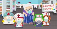 South Park – Eric (l.), Stan (2.v.l.), Kyle (2.v.r.), Kenny (r.)