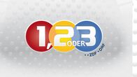 1, 2 oder 3 – Logo "1, 2 oder 3 - Schwimmen macht Spaß"