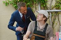 Sturm der Liebe – Erik (Sven Waasner, l.) versucht, Gerry (Johannes Huth, r.) zu überzeugen, bei weiteren Golfturnieren anzutreten.