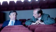 Tatort – v.l. Schleibusch (Stephan Baumecker), Peter Michael Schnabel (Martin Brambach)