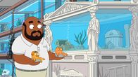 American Dad! – L-R: Principal Lewis, Hayley, Klaus