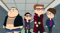 American Dad! – L-R: Barry, Toshi, Steve, Snot