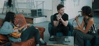Der Klang Europas – Das Duo Dunjaluk und Sänger Igor Božanić beim Jammen.