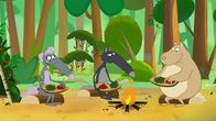 Wolf – Wolf serviert seinen Gästen Brennnesseln und gegrillte Ameisen.